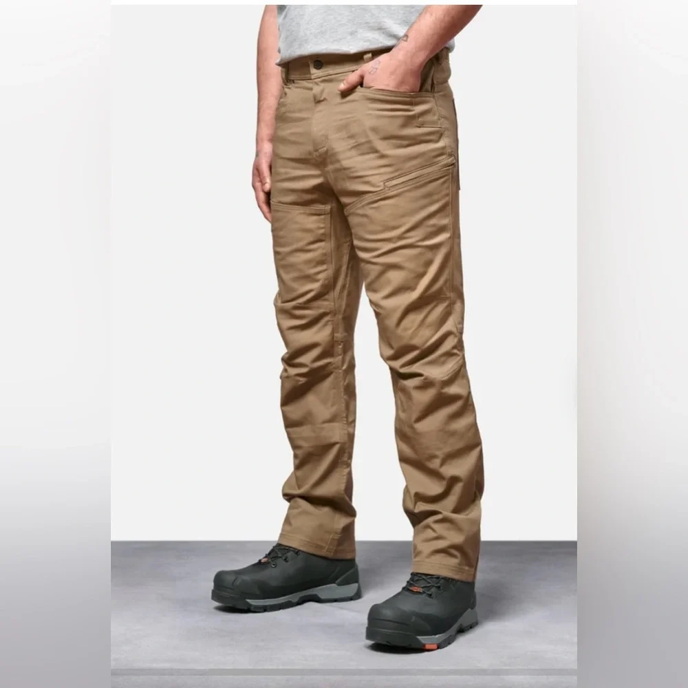 Men’s Brunt Tan Martin Pant 34x29 EUC - Picture 4 of 15